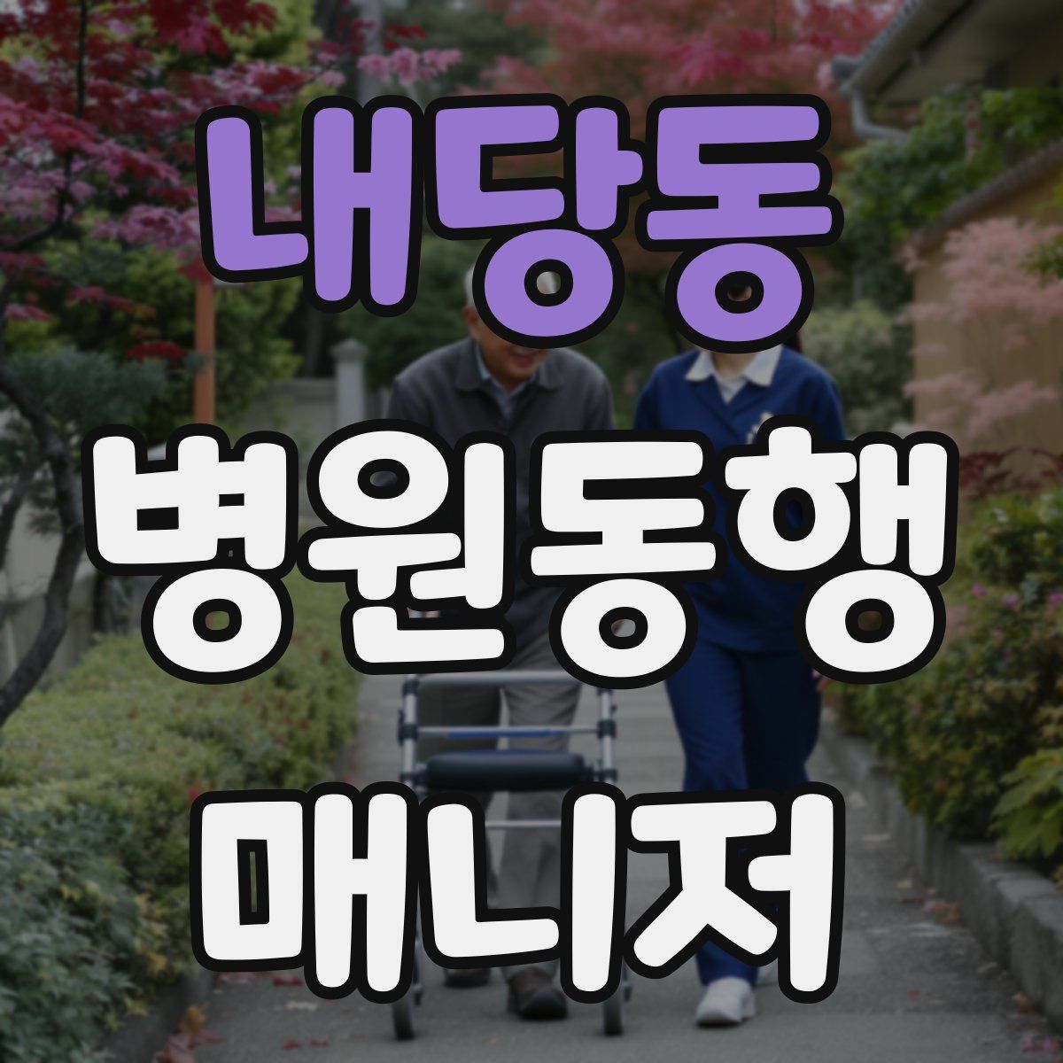 내당동 병원동행매니저 자격증