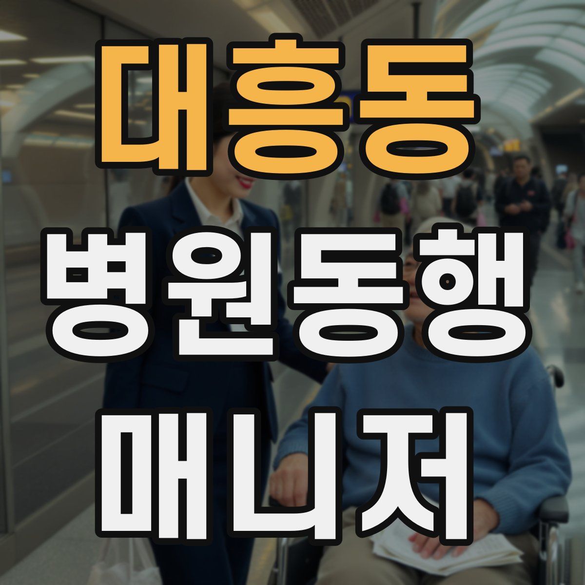 대흥동 병원동행매니저 자격증