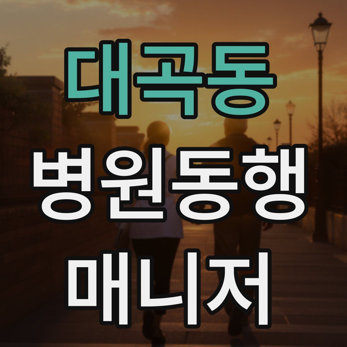 대곡동 병원동행매니저 자격증