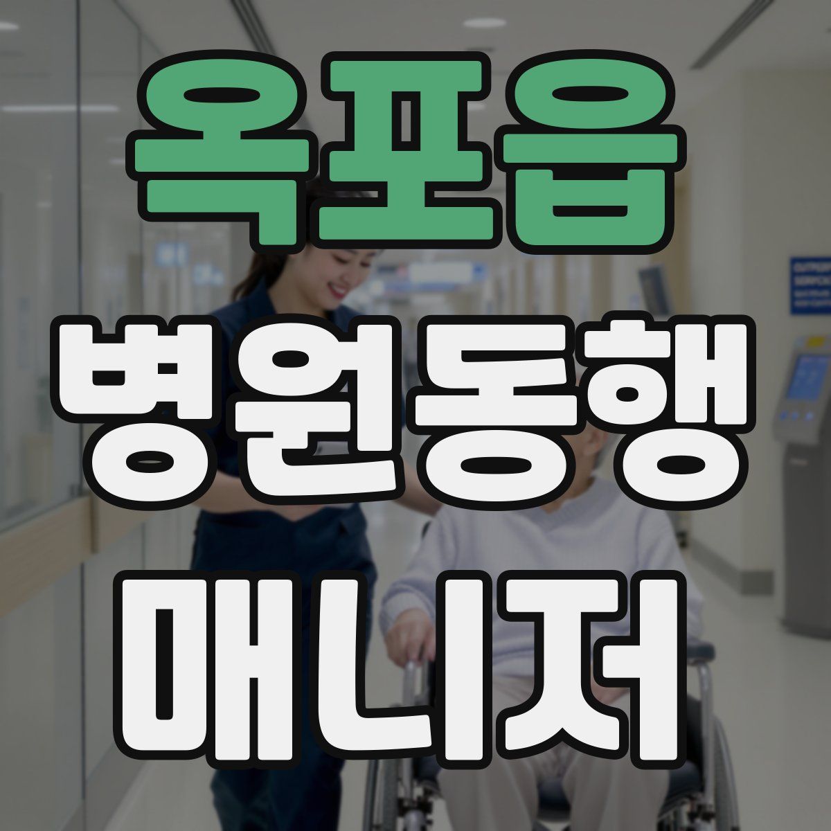 옥포읍 병원동행매니저 자격증