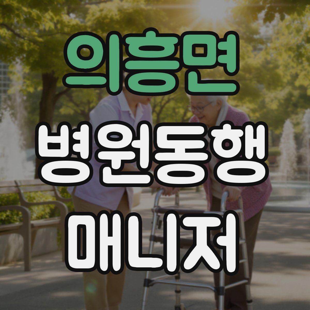 의흥면 병원동행매니저 자격증