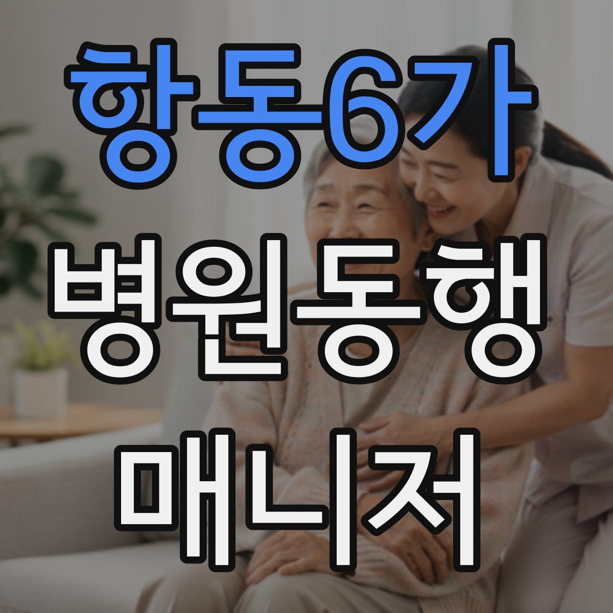 항동6가 병원동행매니저 자격증