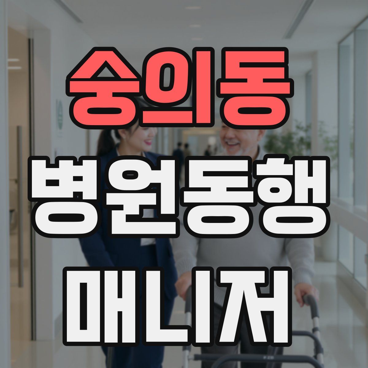 숭의동 병원동행매니저 자격증
