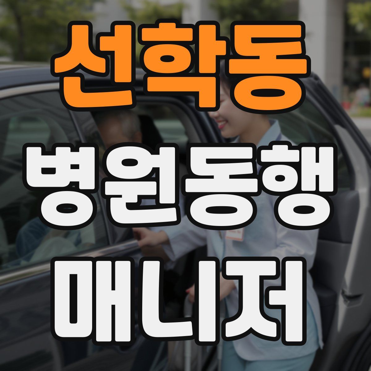 선학동 병원동행매니저 자격증