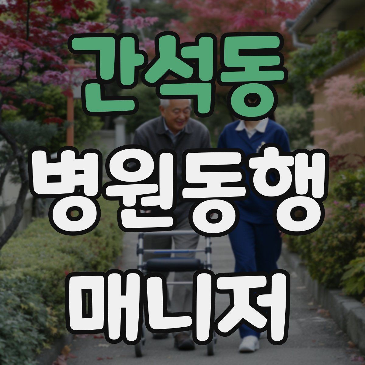 간석동 병원동행매니저 자격증 요즘 관심이 늘어난 이유