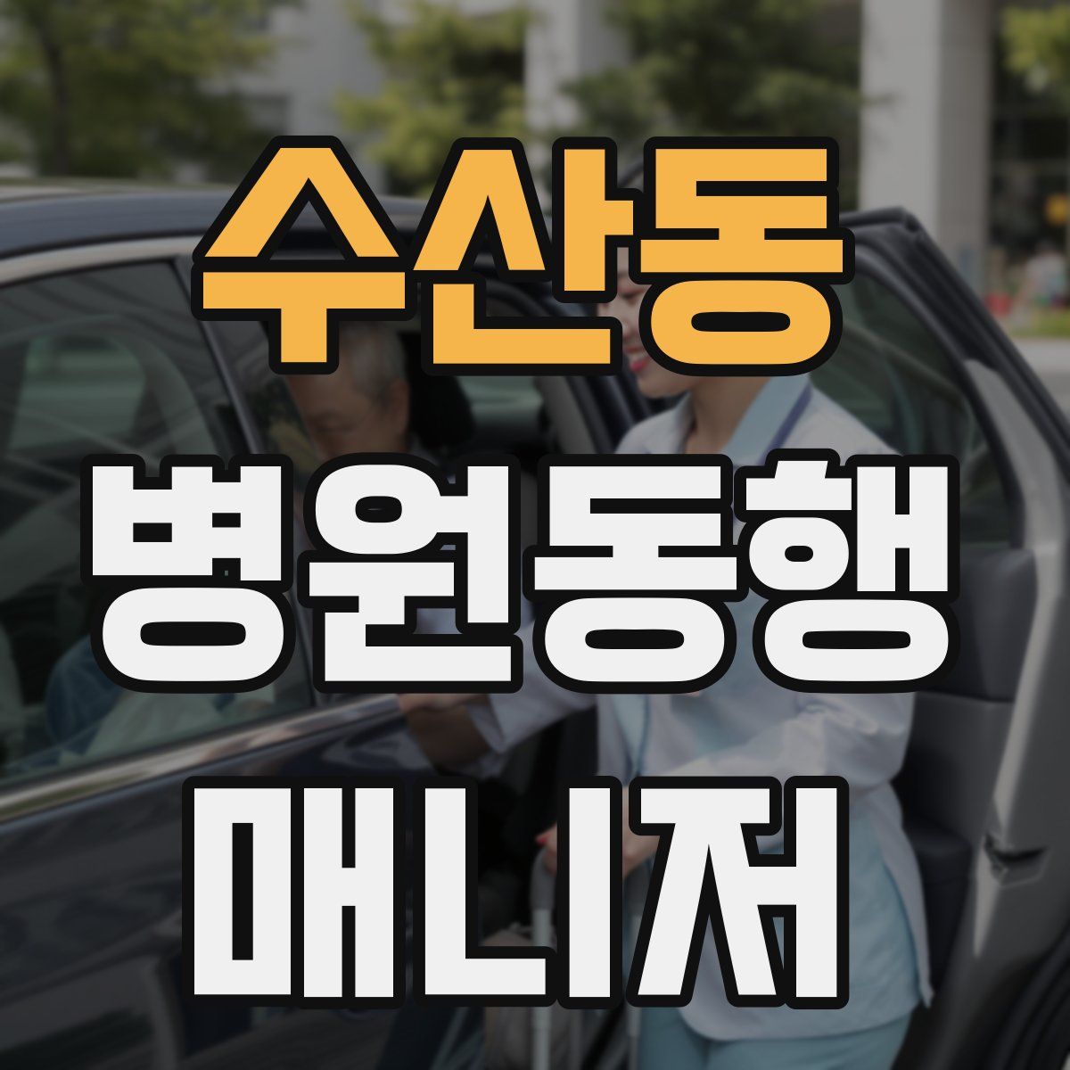 수산동 병원동행매니저 자격증