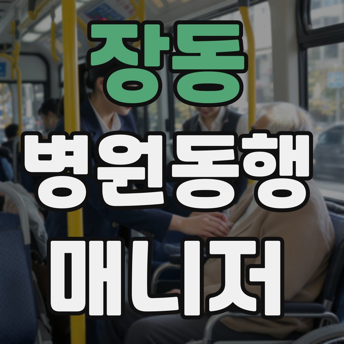 장동 병원동행매니저 자격증