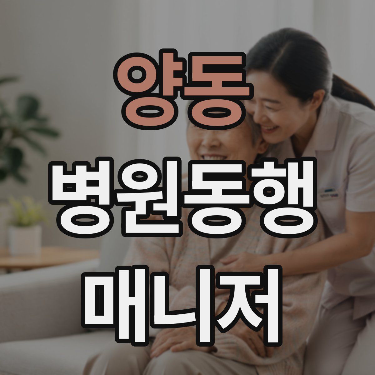 양동 병원동행매니저 자격증