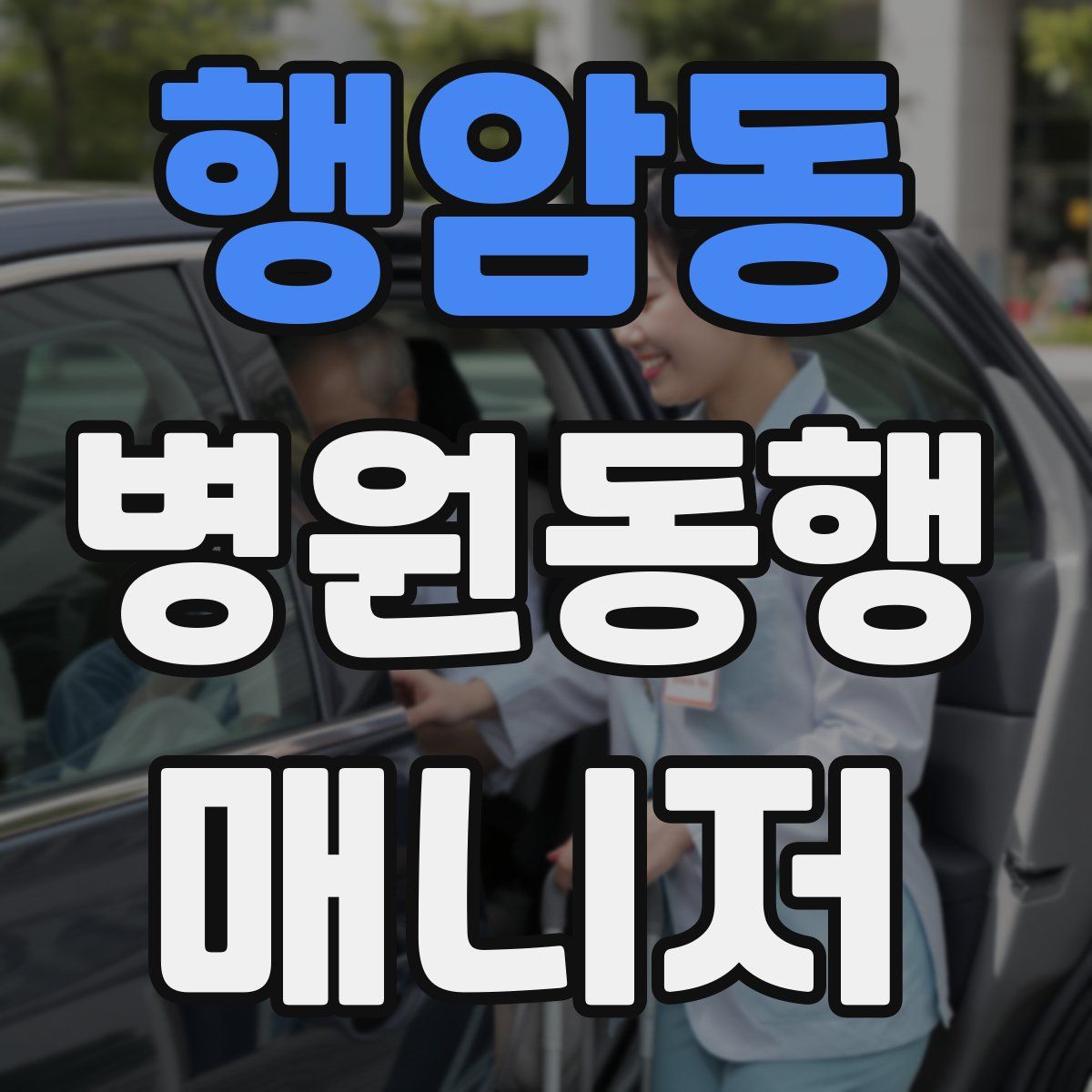 행암동 병원동행매니저 자격증