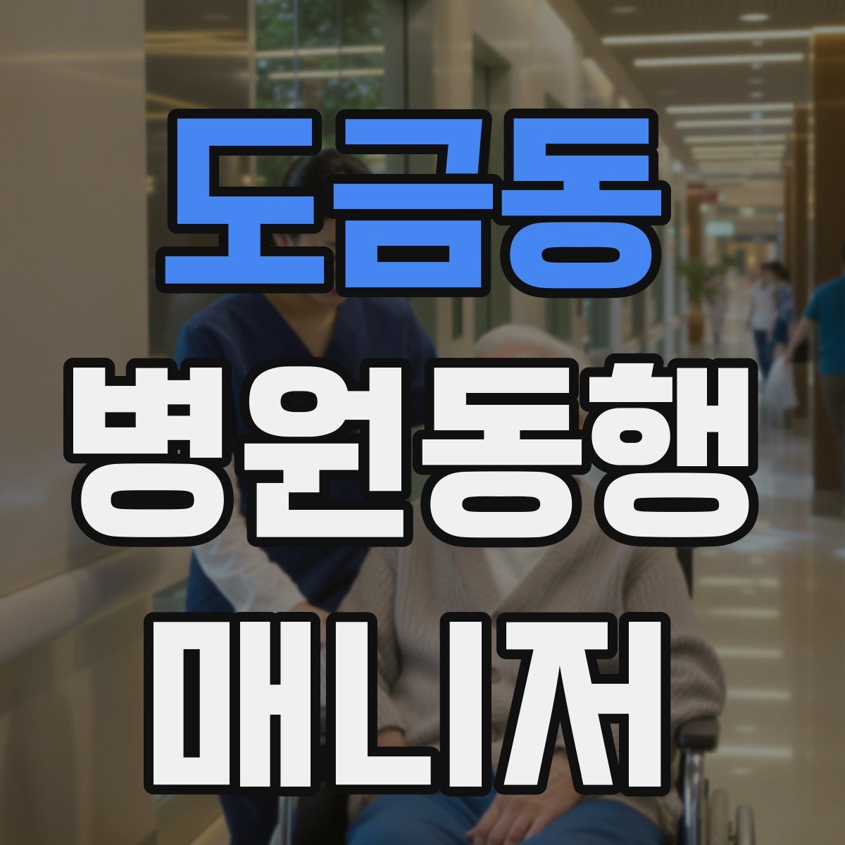 도금동 병원동행매니저 자격증