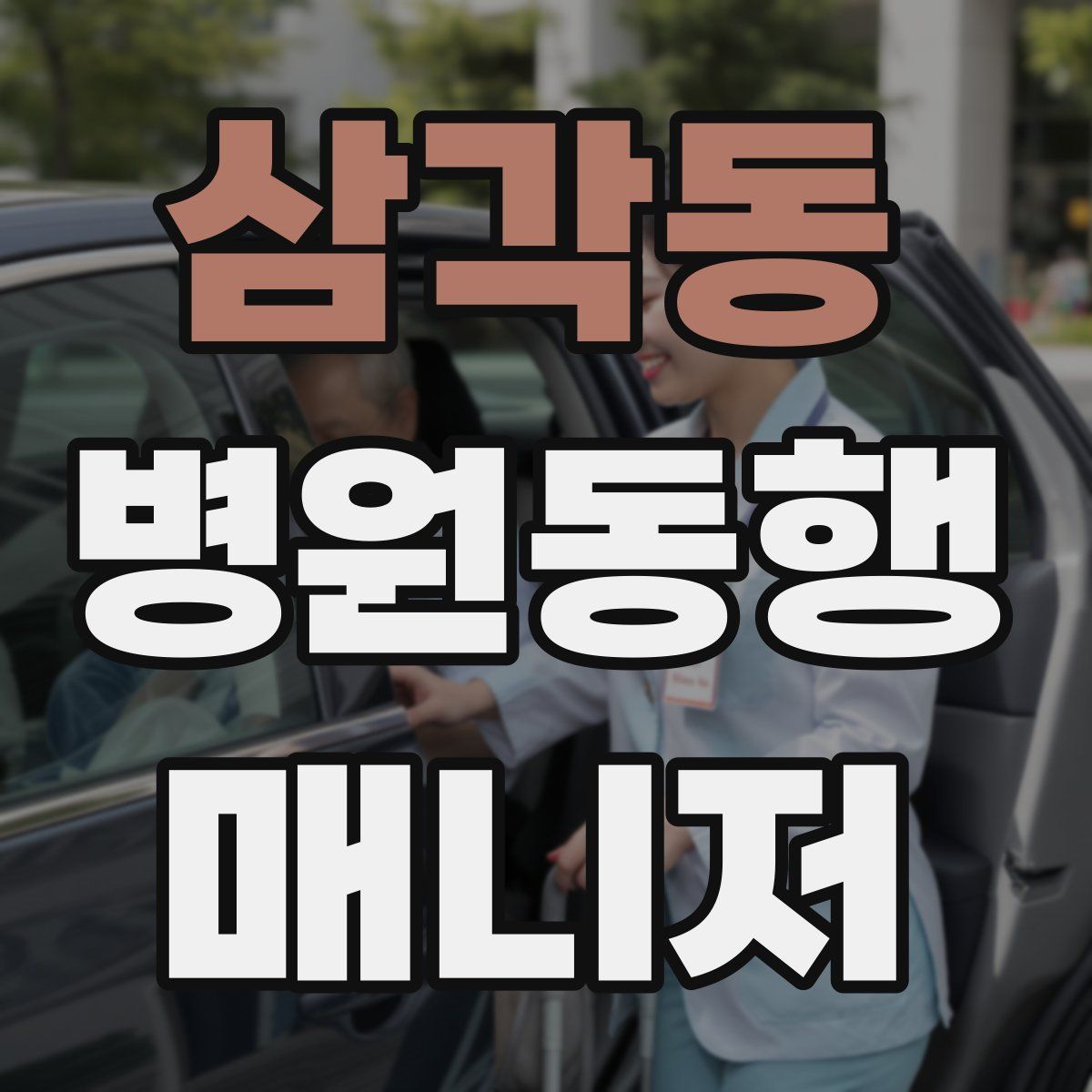 삼각동 병원동행매니저 자격증