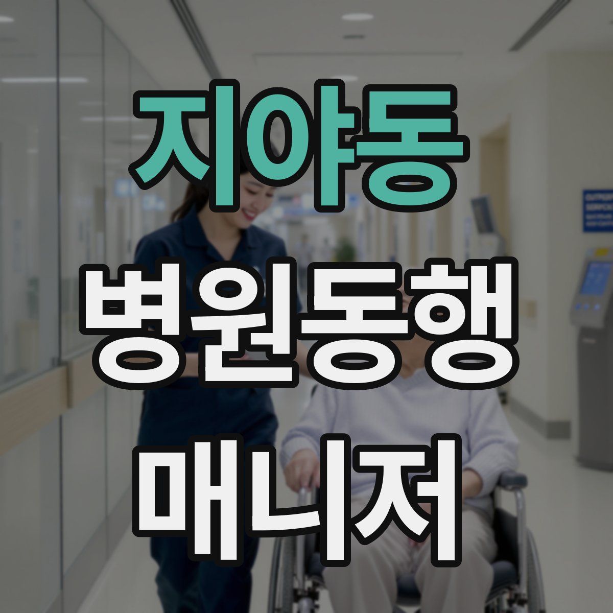 지야동 병원동행매니저 자격증