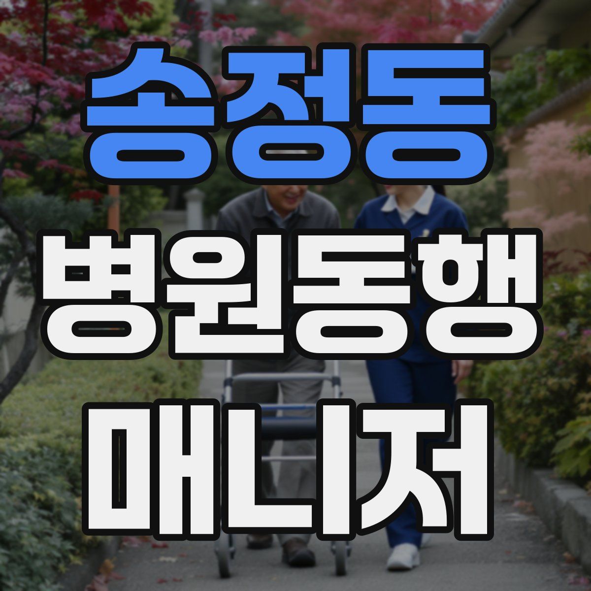 송정동 병원동행매니저 자격증