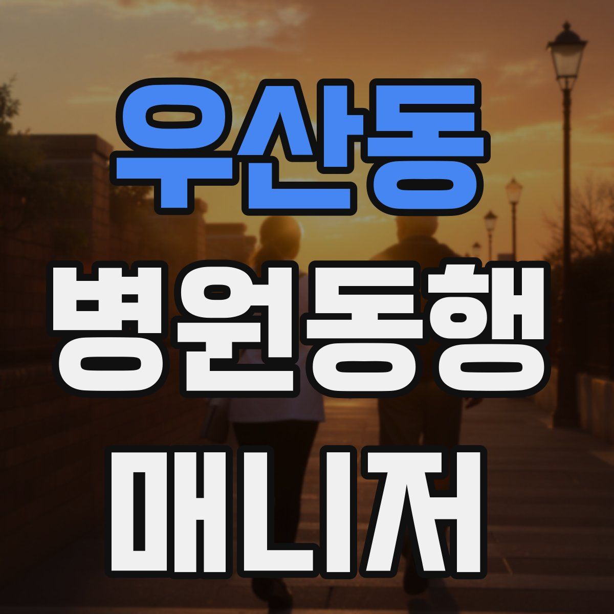우산동 병원동행매니저 자격증