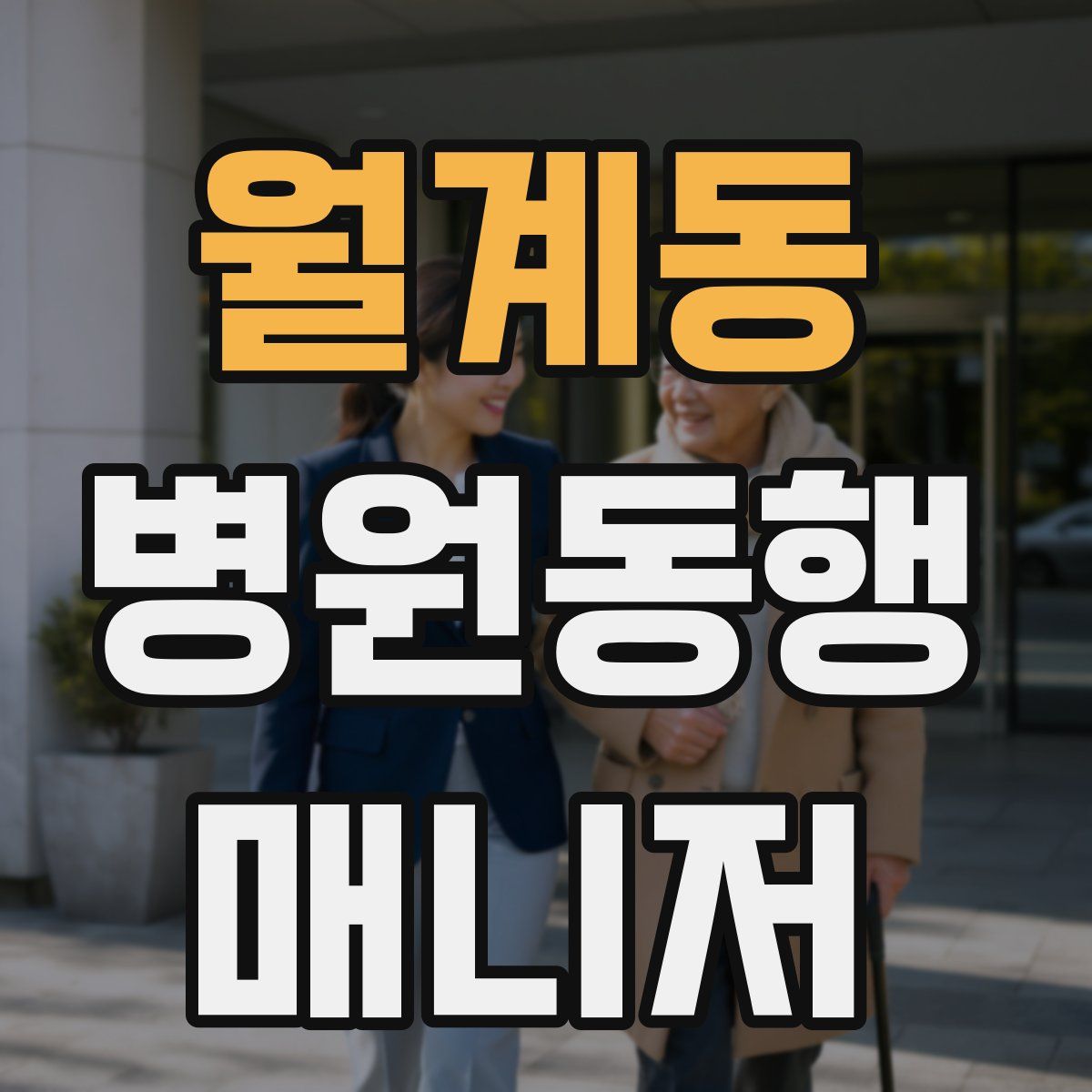 월계동 병원동행매니저 자격증