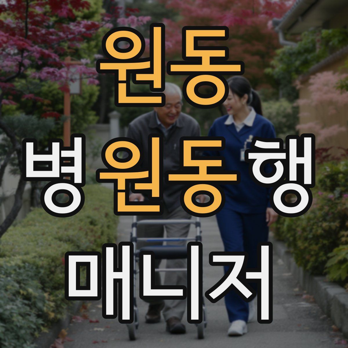 원동 병원동행매니저 자격증