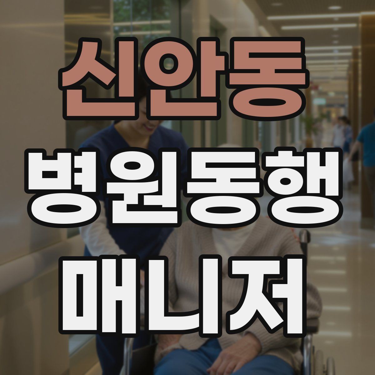 신안동 병원동행매니저 자격증 휠체어 이용 고객 동행의 기본