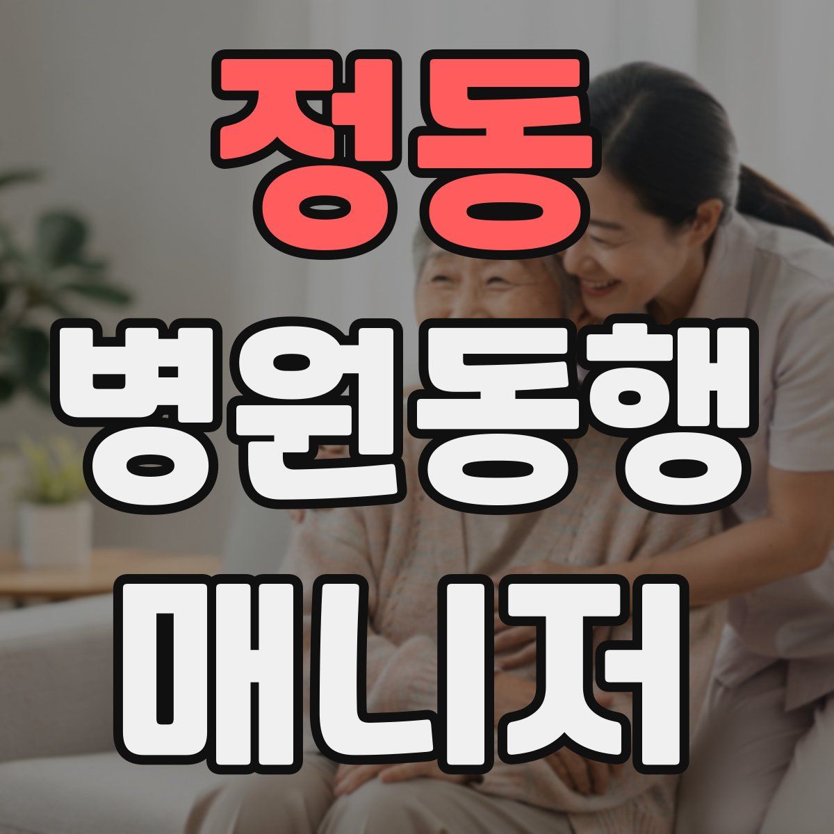 정동 병원동행매니저 자격증