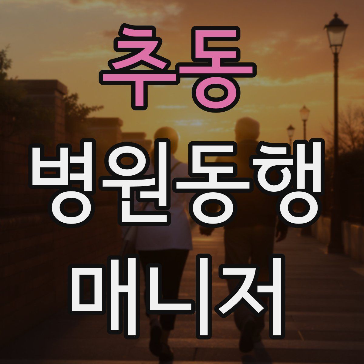 추동 병원동행매니저 자격증