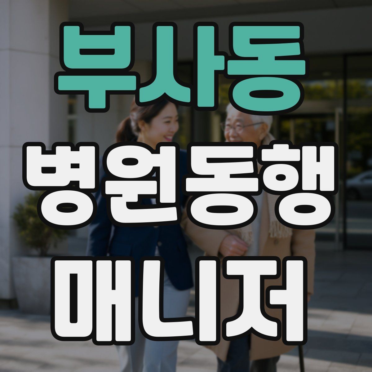 부사동 병원동행매니저 자격증 서비스 범위와 한계를 정리해보기