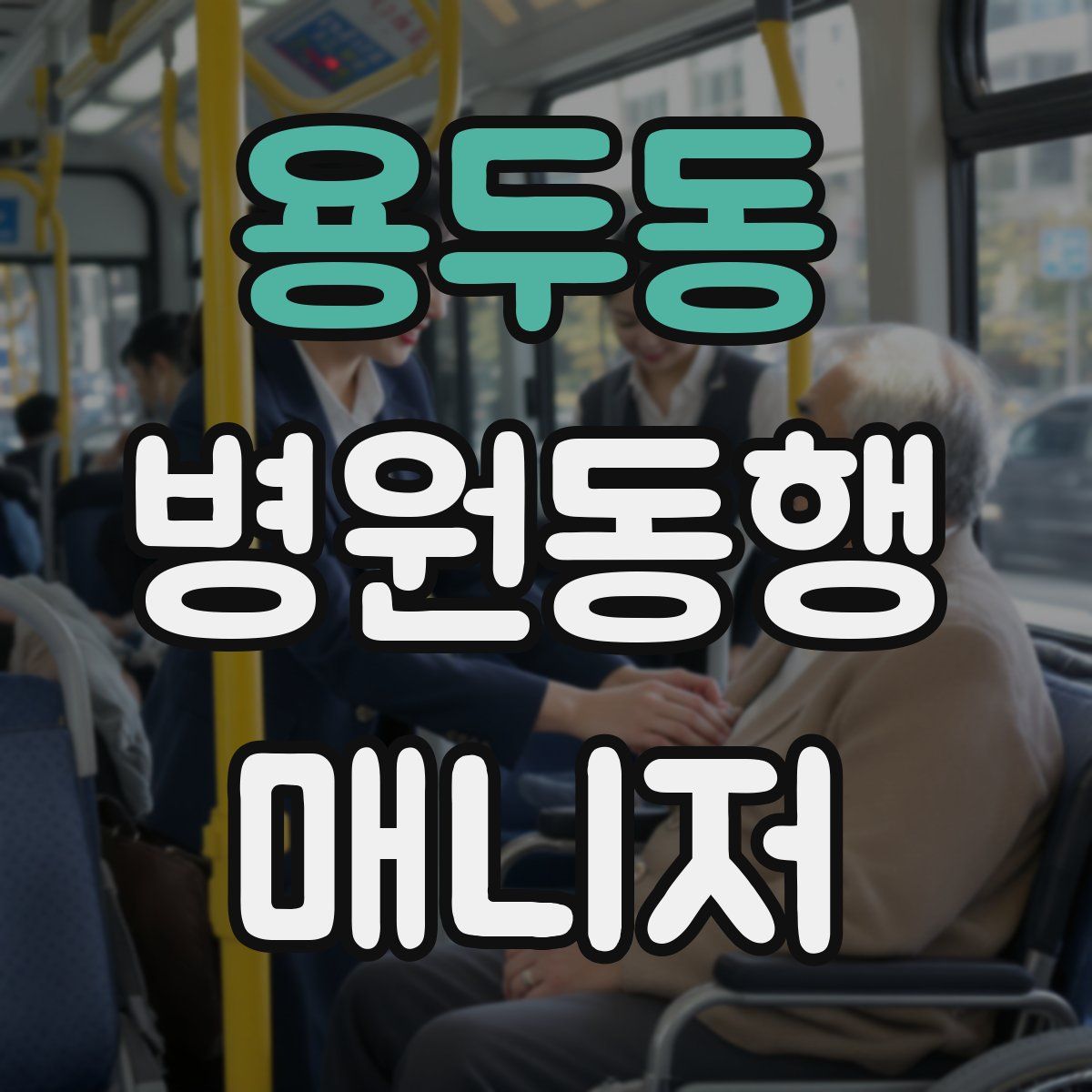 용두동 병원동행매니저 자격증