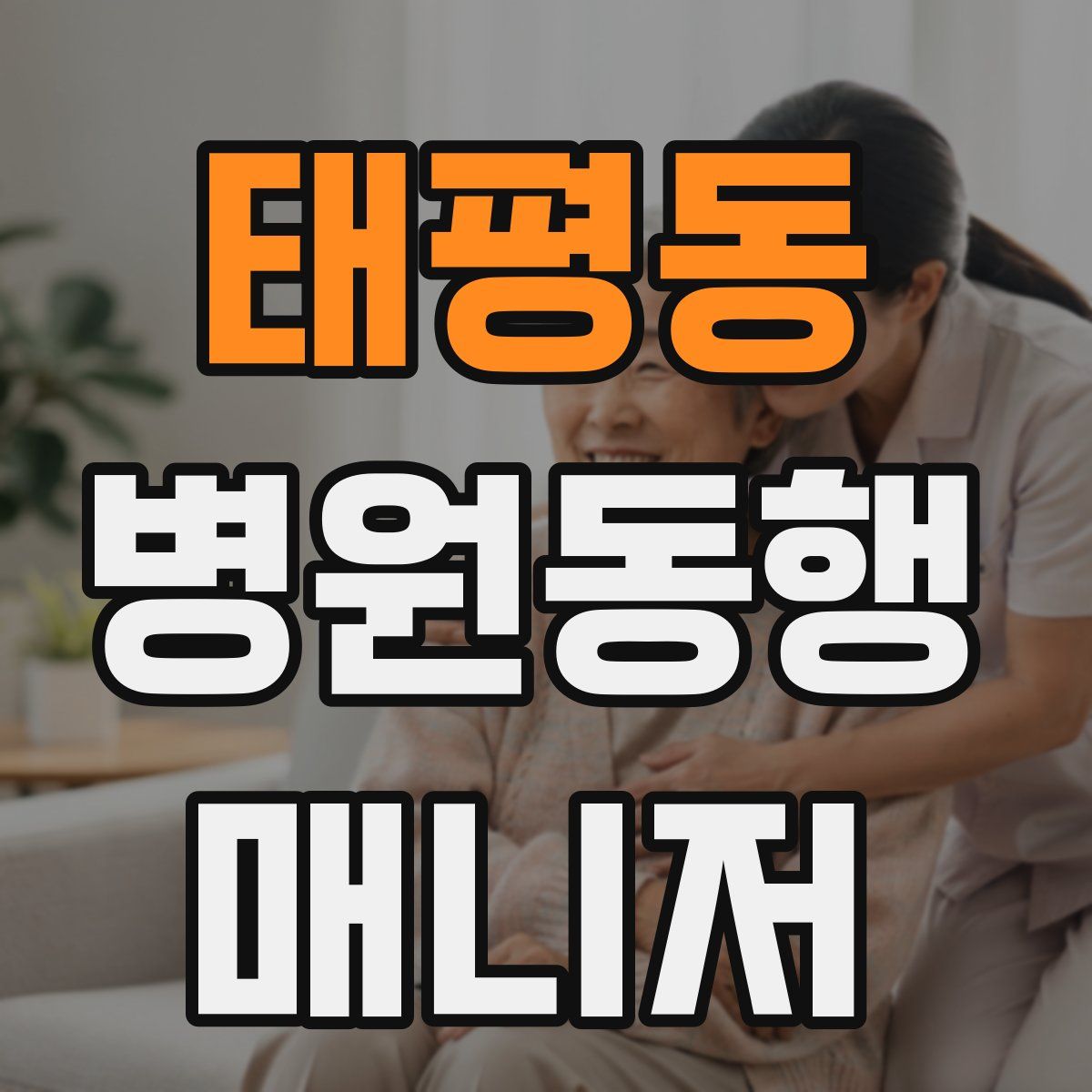 태평동 병원동행매니저 자격증
