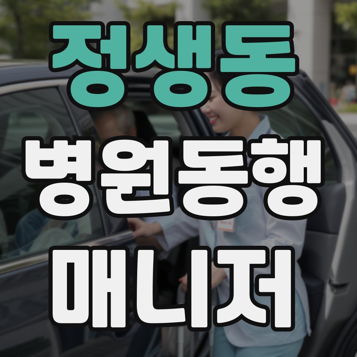 정생동 병원동행매니저 자격증