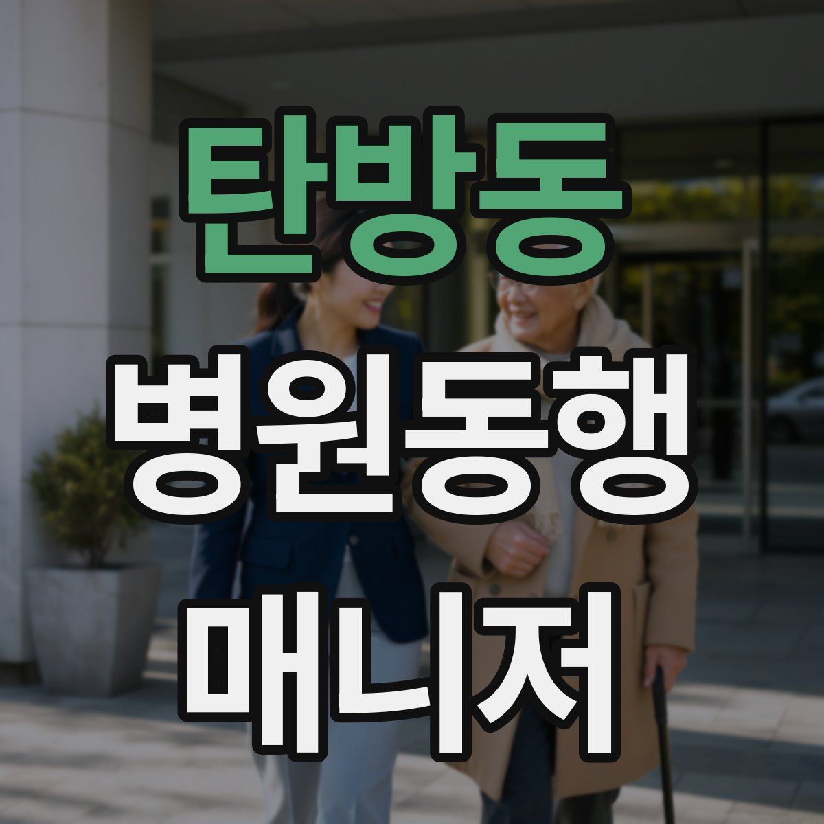 탄방동 병원동행매니저 자격증