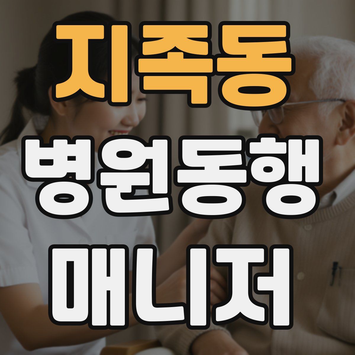 지족동 병원동행매니저 자격증