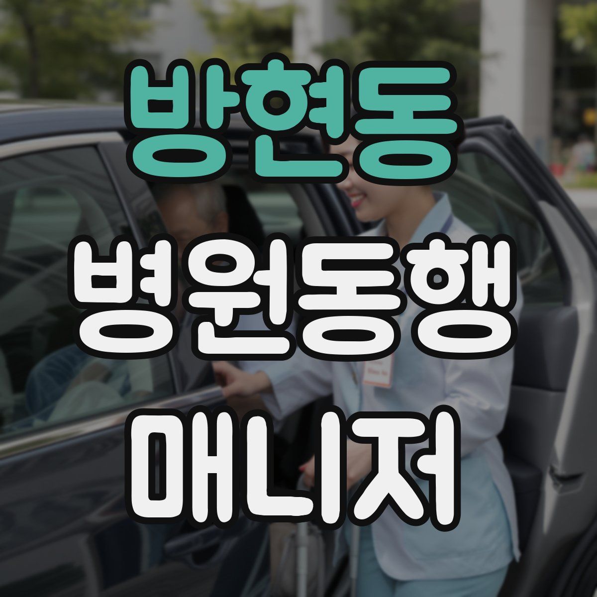 방현동 병원동행매니저 자격증