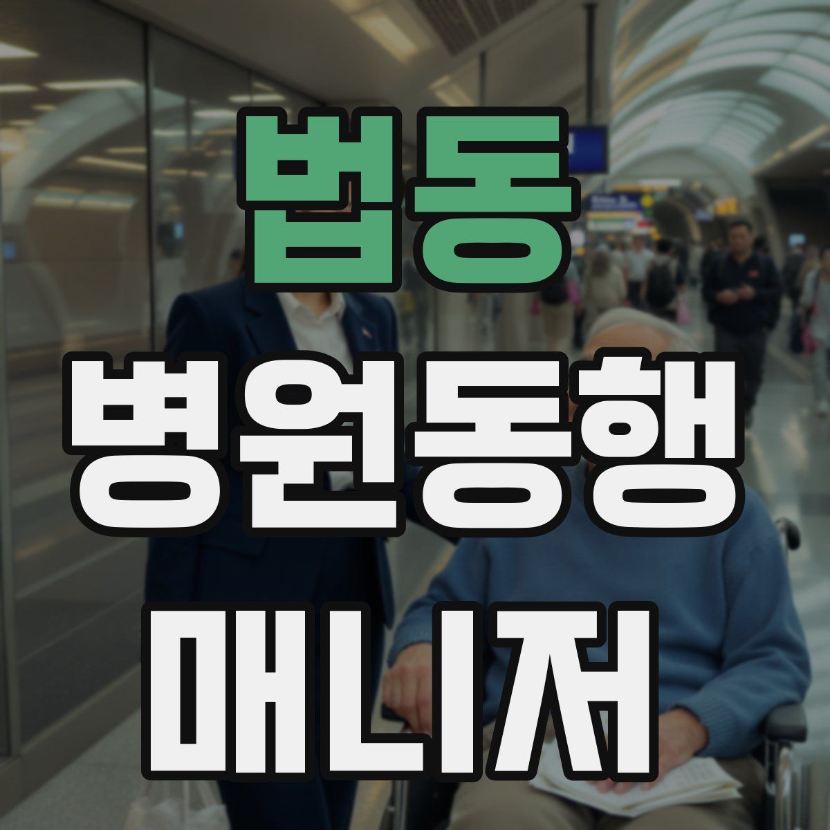 법동 병원동행매니저 자격증