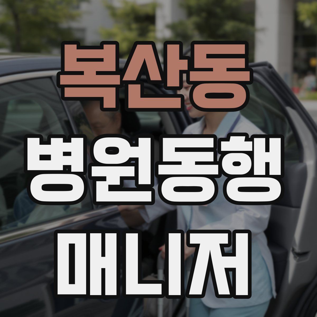 복산동 병원동행매니저 자격증