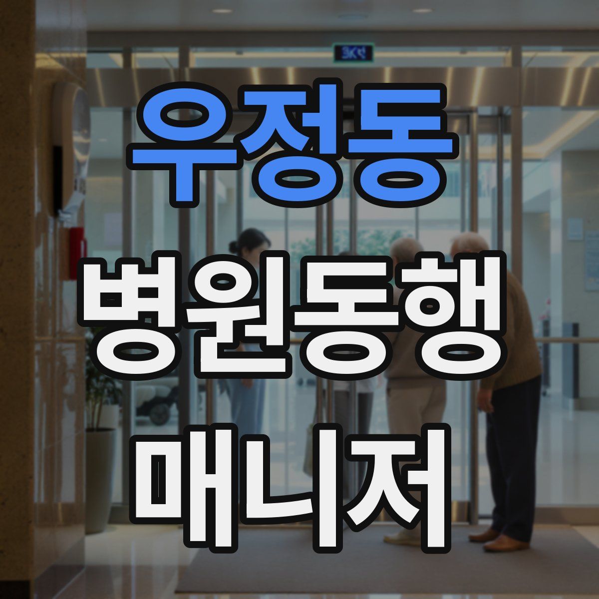 우정동 병원동행매니저 자격증