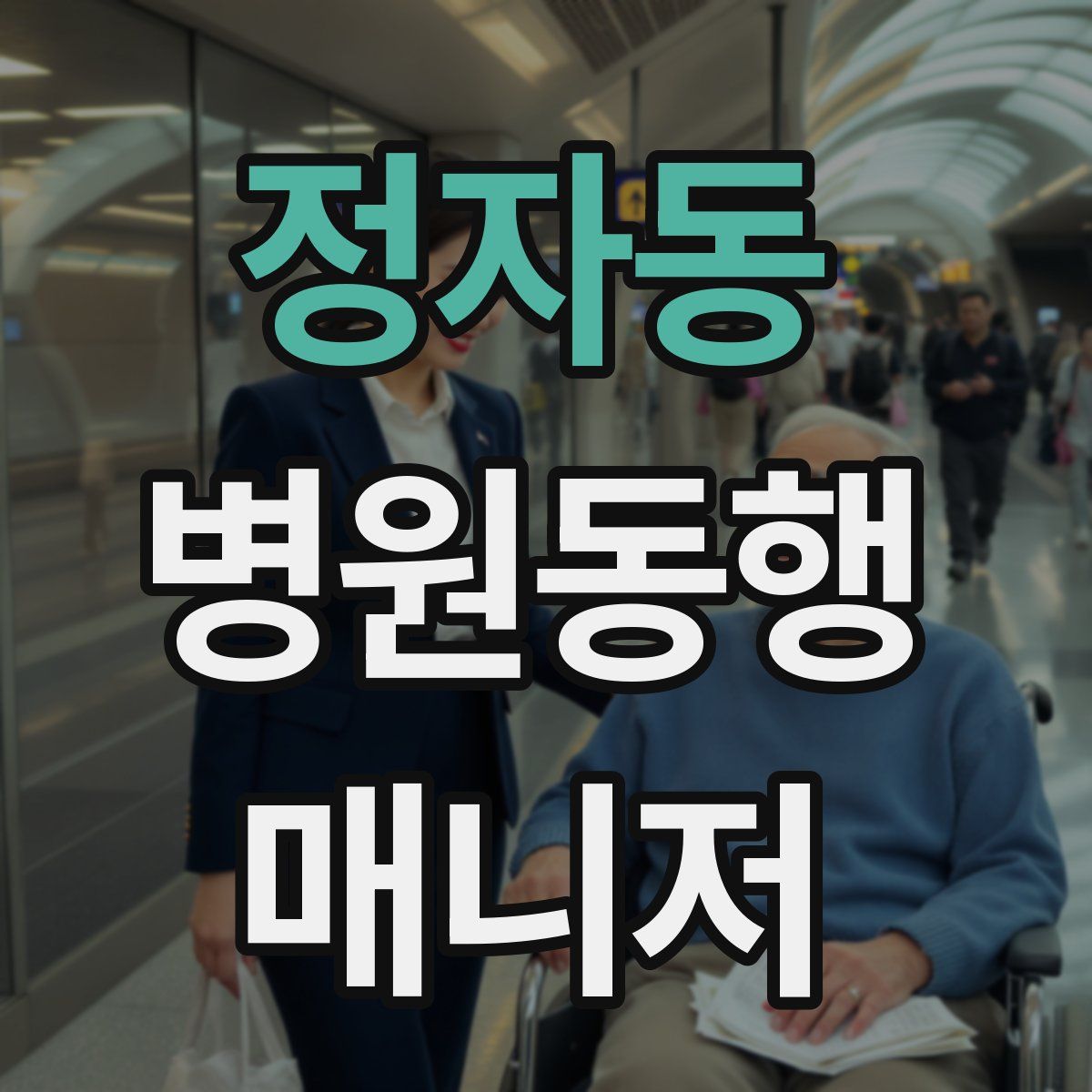 정자동 병원동행매니저 자격증