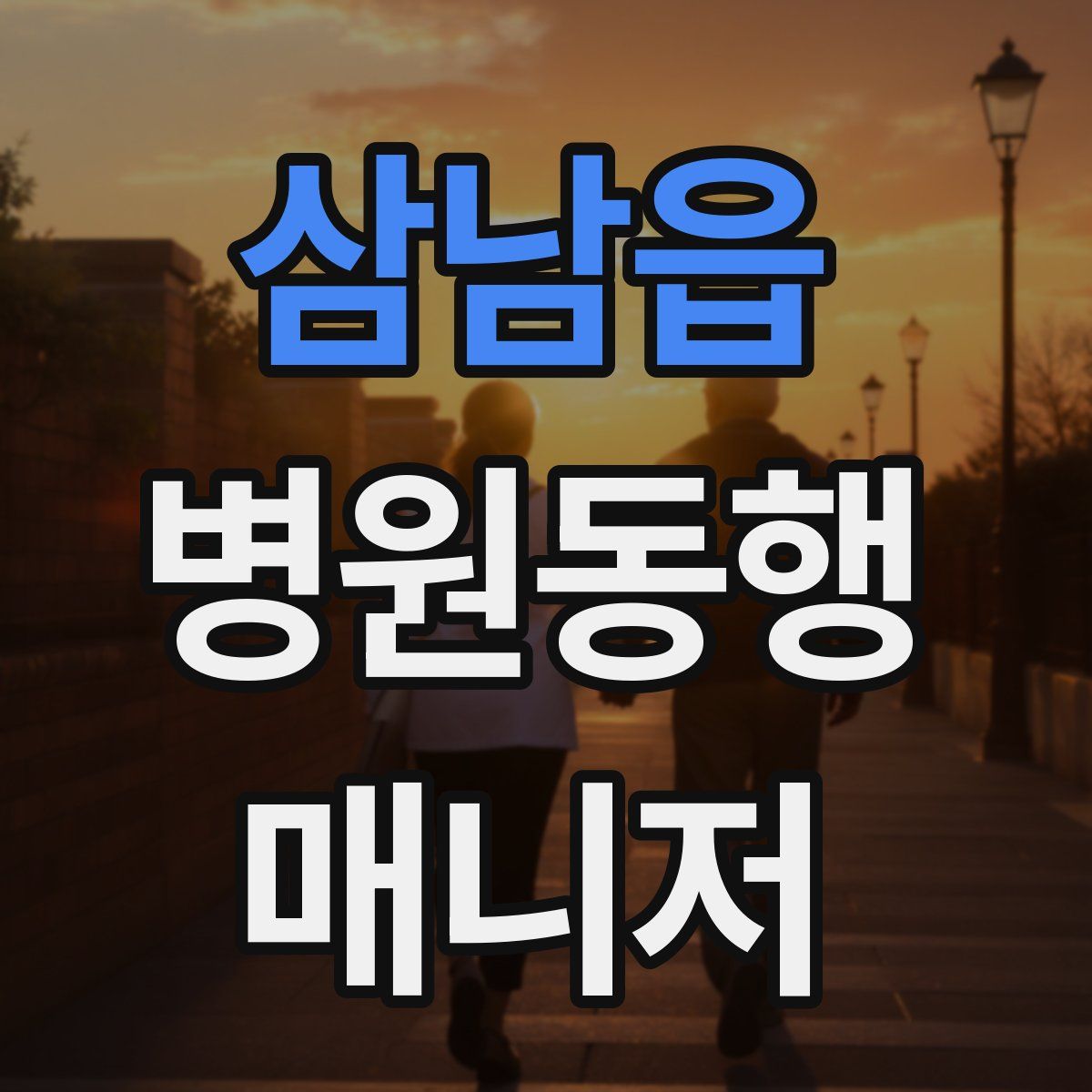 삼남읍 병원동행매니저 자격증