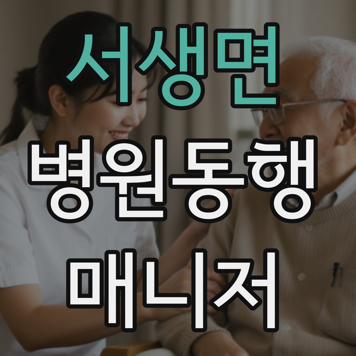 서생면 병원동행매니저 자격증