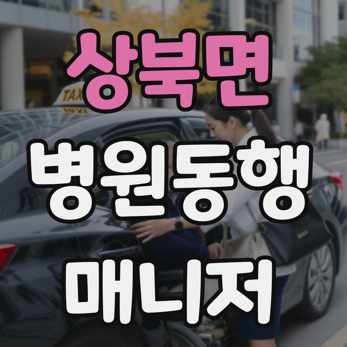 상북면 병원동행매니저 자격증