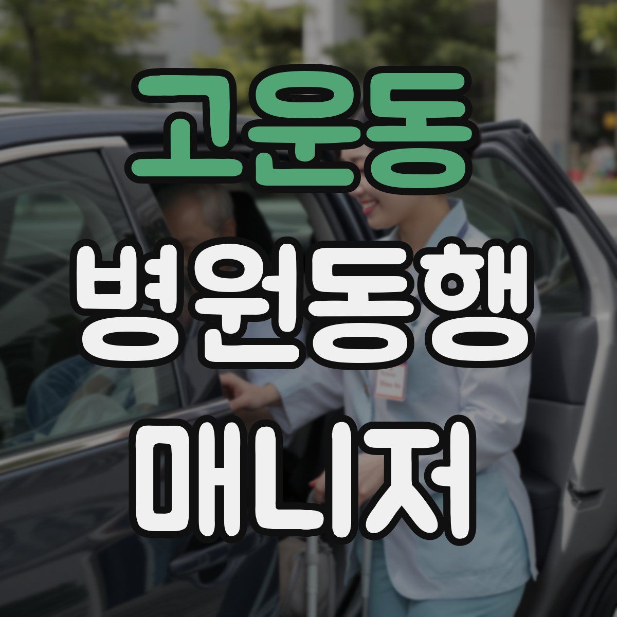 고운동 병원동행매니저 자격증