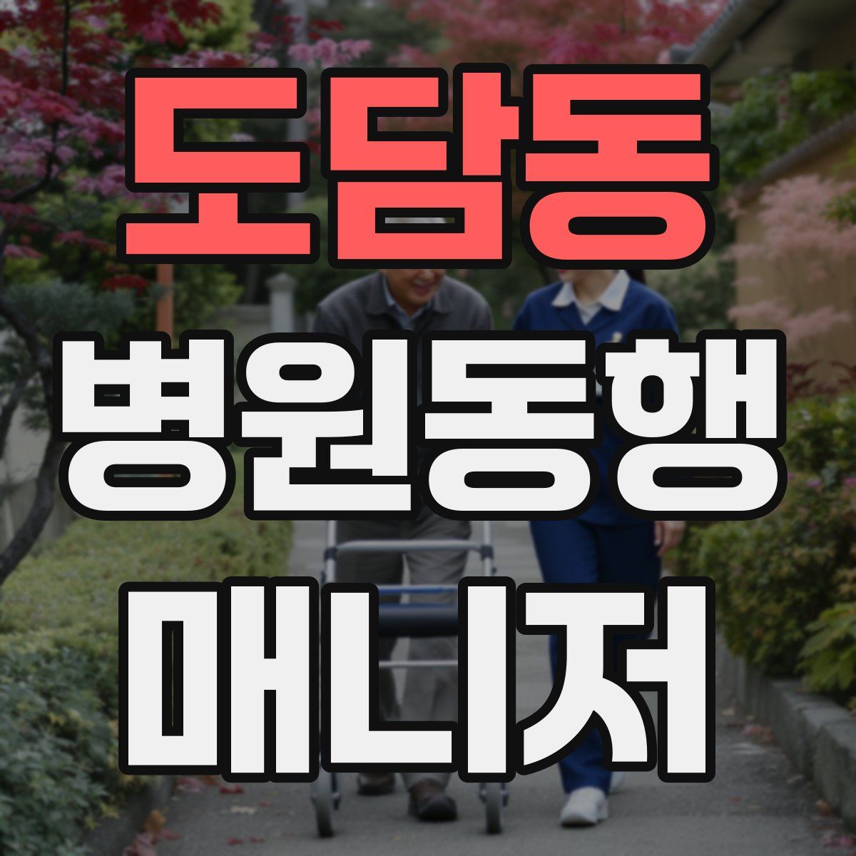 도담동 병원동행매니저 자격증