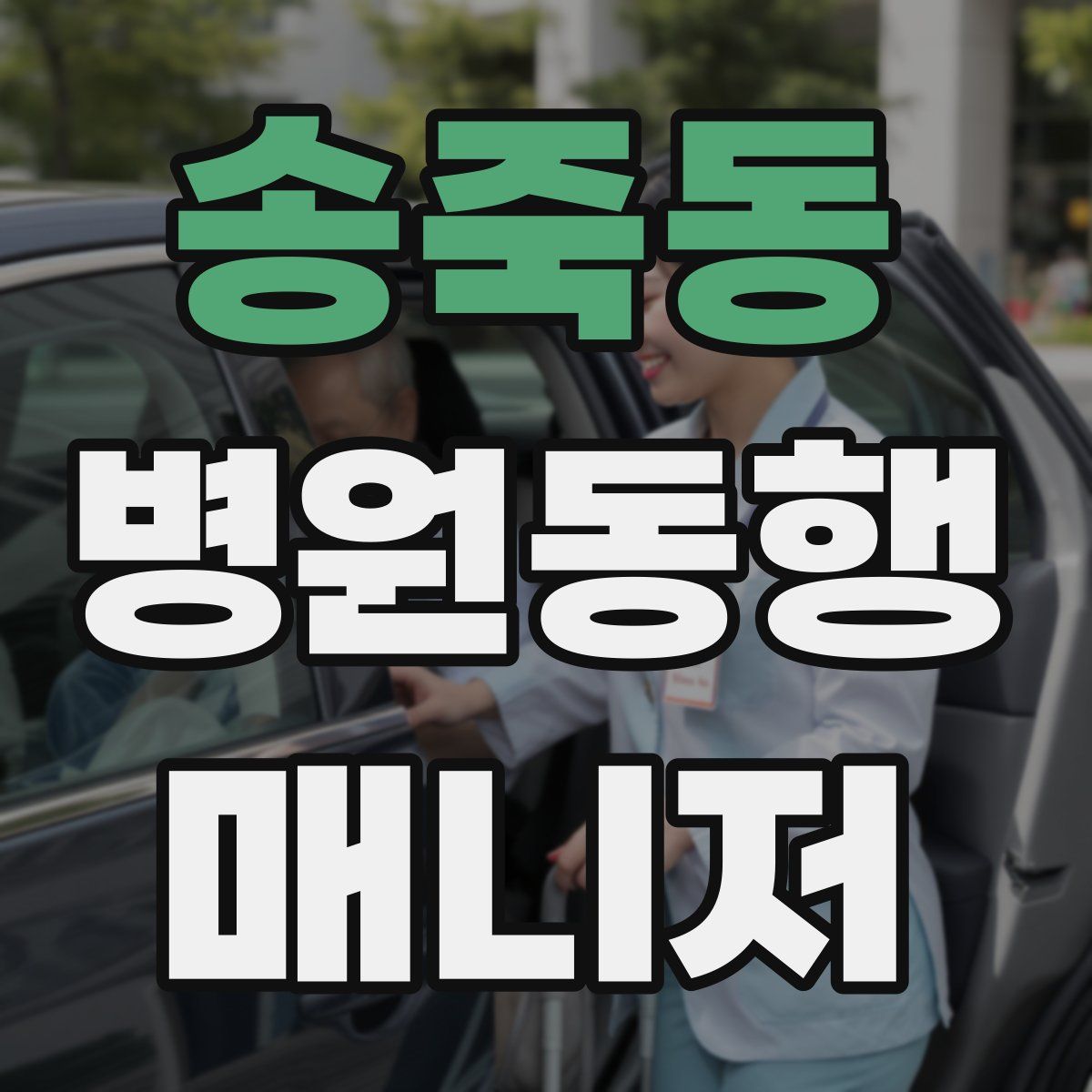 송죽동 병원동행매니저 자격증
