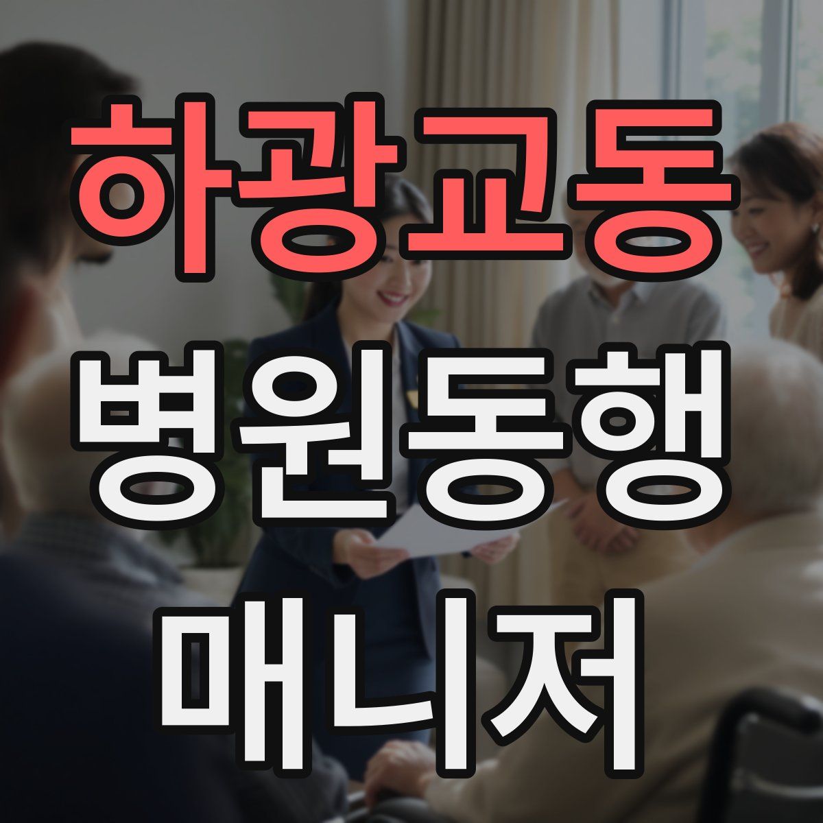 하광교동 병원동행매니저 자격증