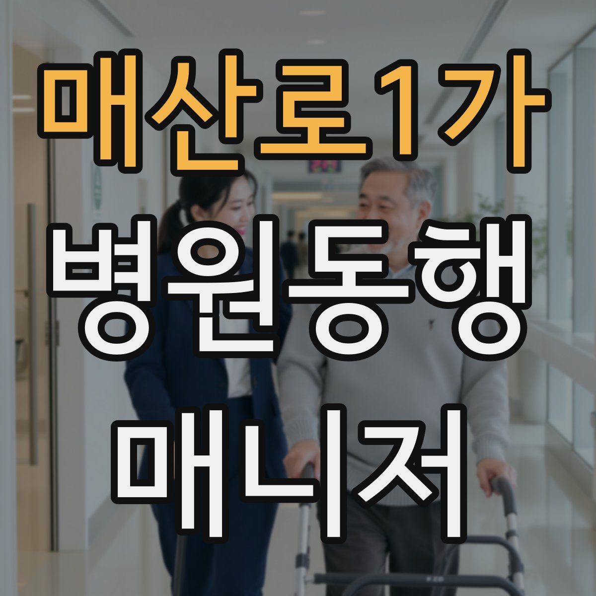 매산로1가 병원동행매니저 자격증