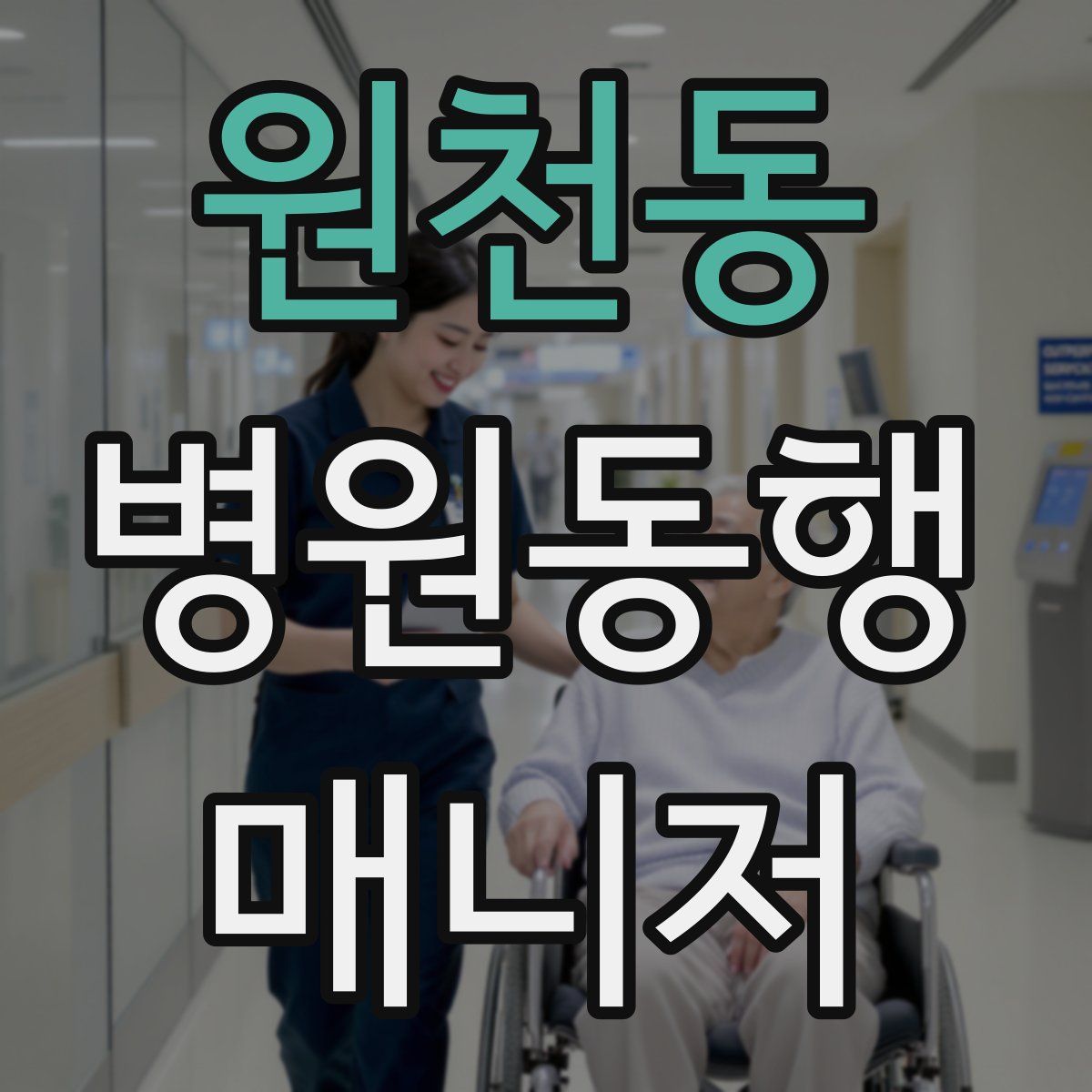 원천동 병원동행매니저 자격증
