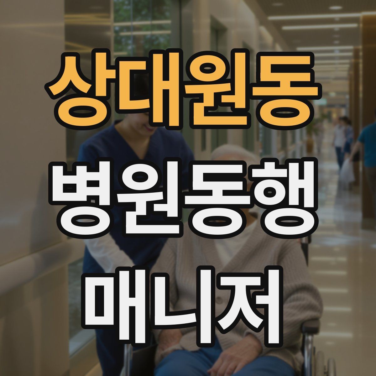 상대원동 병원동행매니저 자격증 동행 전날 확인해야 할 리스트