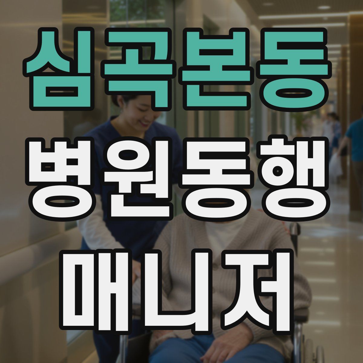 심곡본동 병원동행매니저 자격증