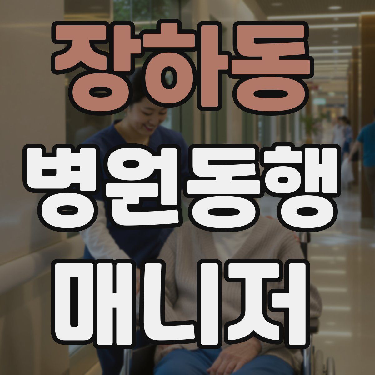 장하동 병원동행매니저 자격증