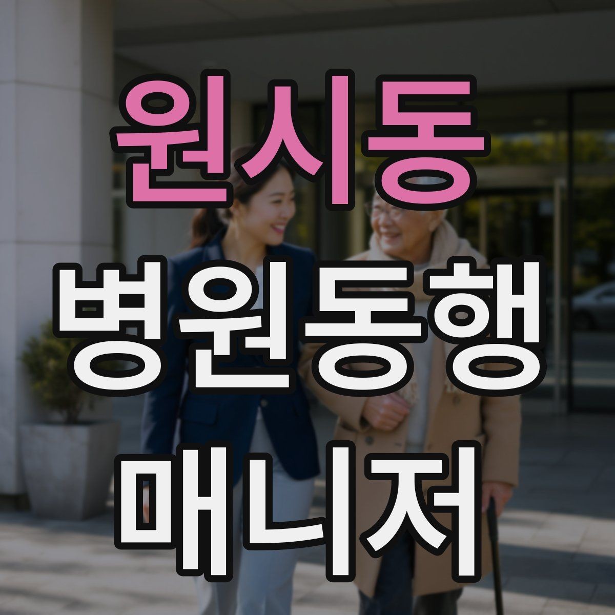 원시동 병원동행매니저 자격증 할 수 있는 일과 하면 안 되는 일 정리