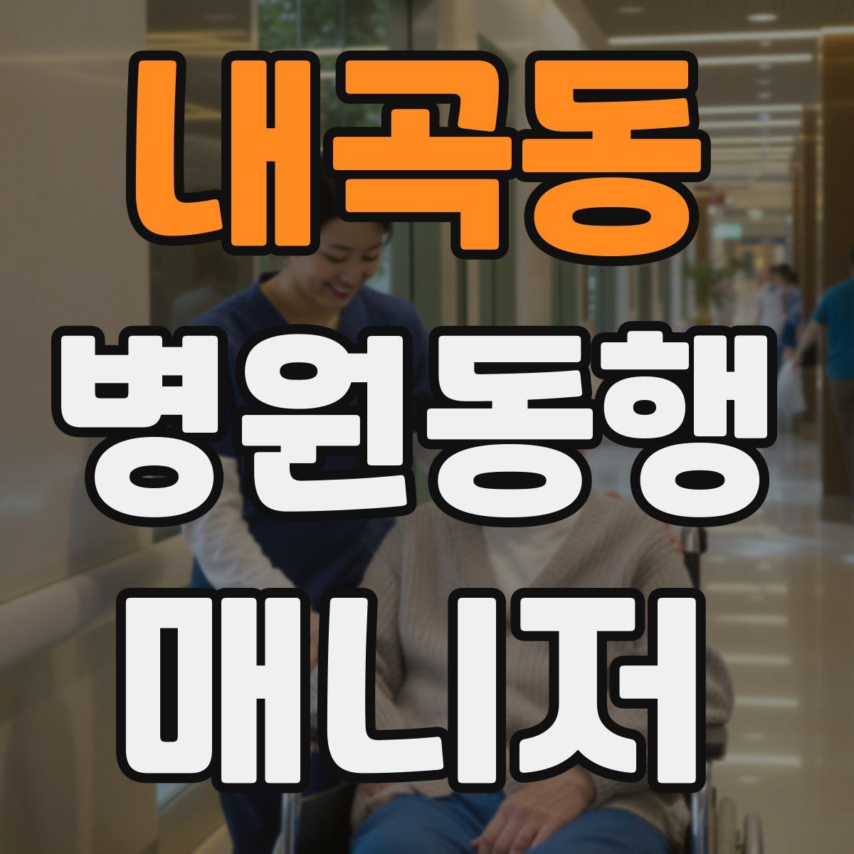 내곡동 병원동행매니저 자격증