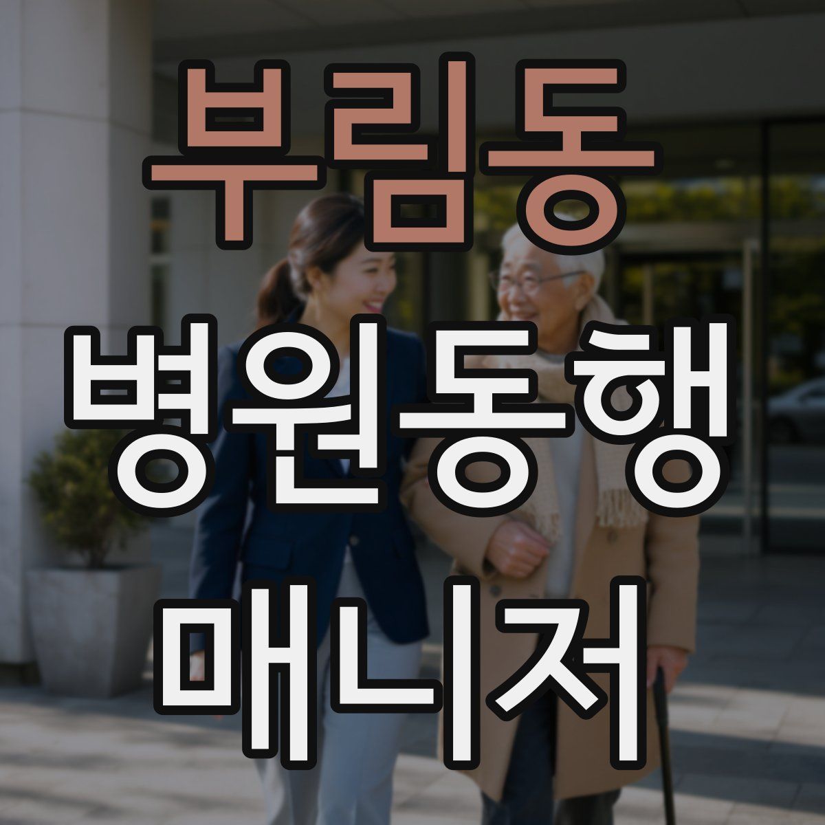 부림동 병원동행매니저 자격증