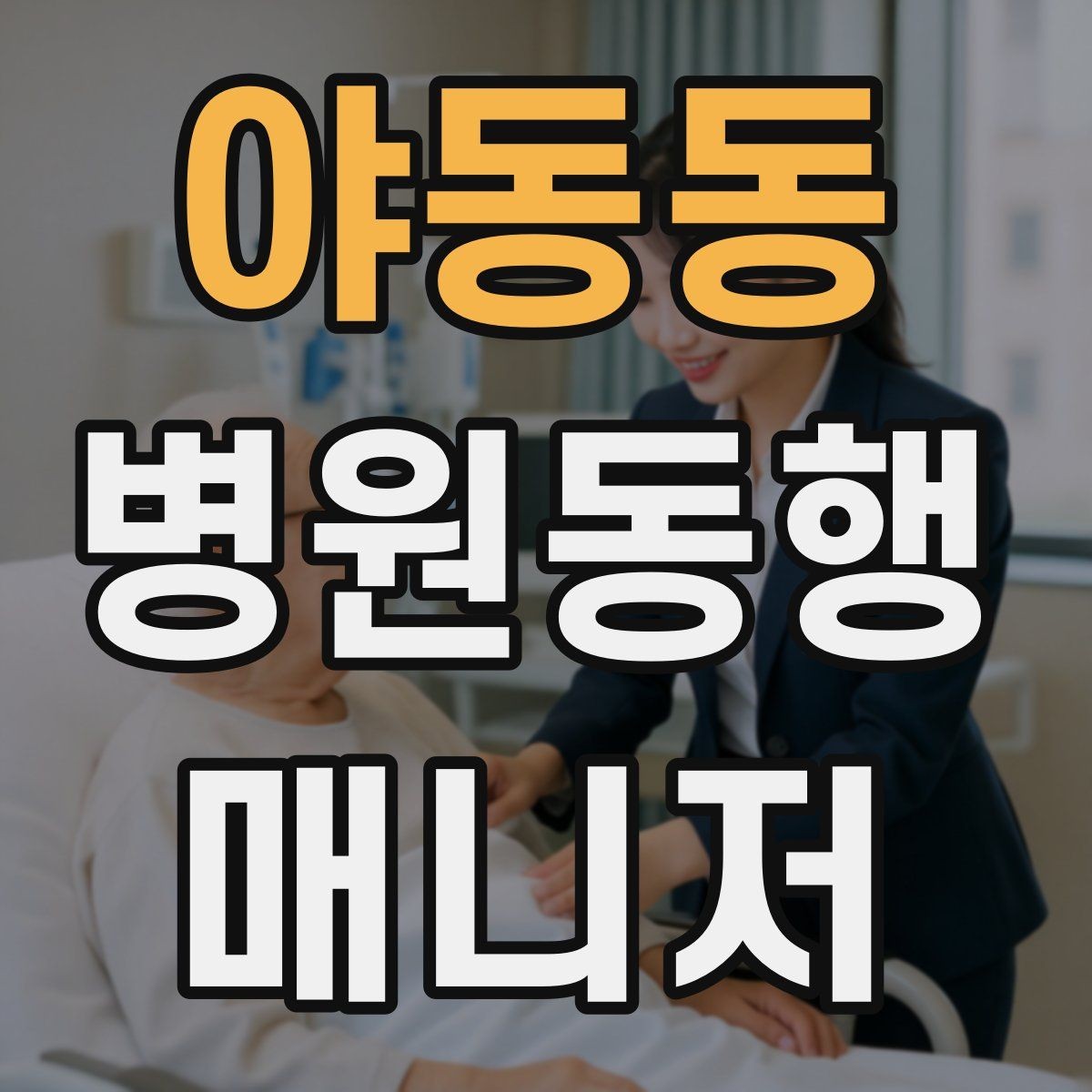 야동동 병원동행매니저 자격증 나에게 맞는 활동 방식 찾는 방법